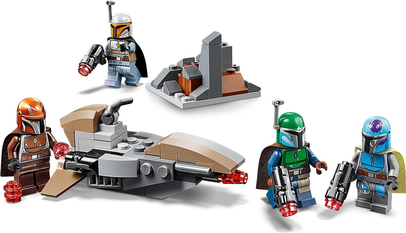 LEGO® Star Wars Coffret de bataille Mandalorien™ gameplay
