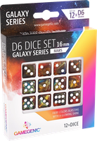 Gamegenic Galaxy Series D6 Dice Set (12ST)