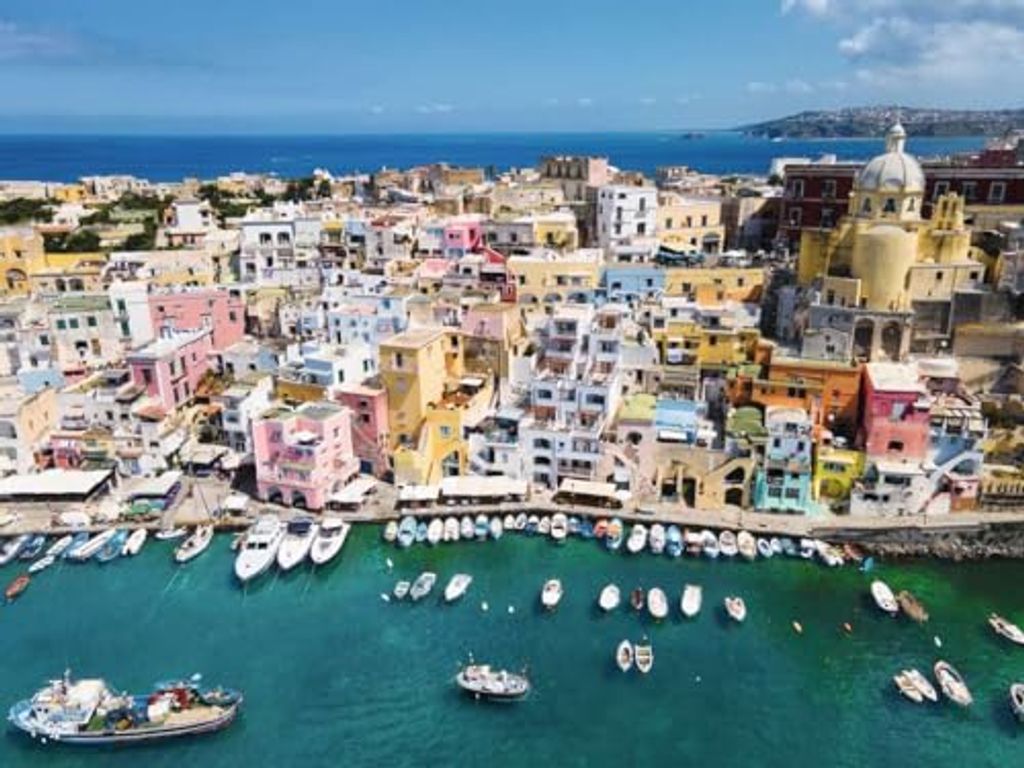 Uitzicht op Procida