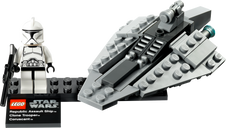 LEGO® Star Wars Republic Assault Ship & Planet Coruscant componenti