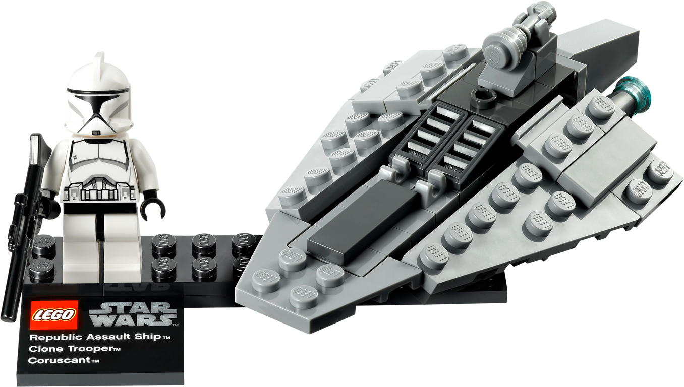 LEGO® Star Wars Republic Assault Ship & Planet Coruscant componenti