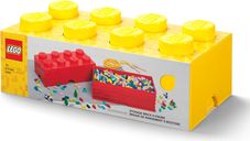 8-Stud Storage Brick – Yellow