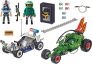 Playmobil® City Action Police Go-Kart Escape components