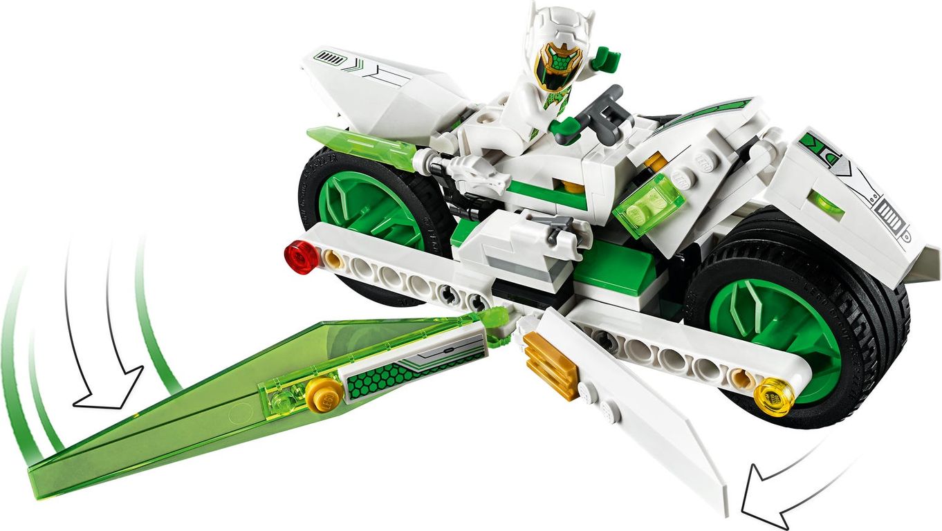 LEGO® Monkie Kid Cavallo meccanico White Dragon gameplay