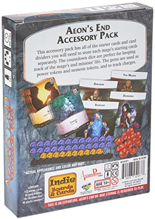 Aeon's End: Accessory Pack rückseite der box