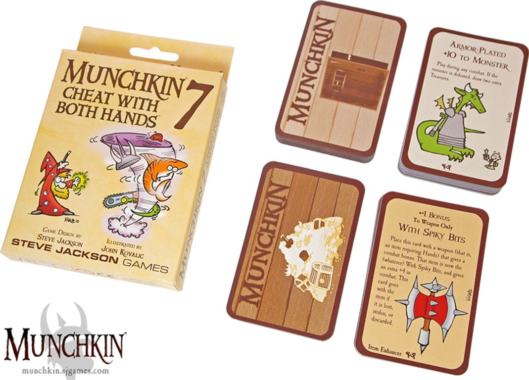 Munchkin 7: Cheat With Both Hands kaarten