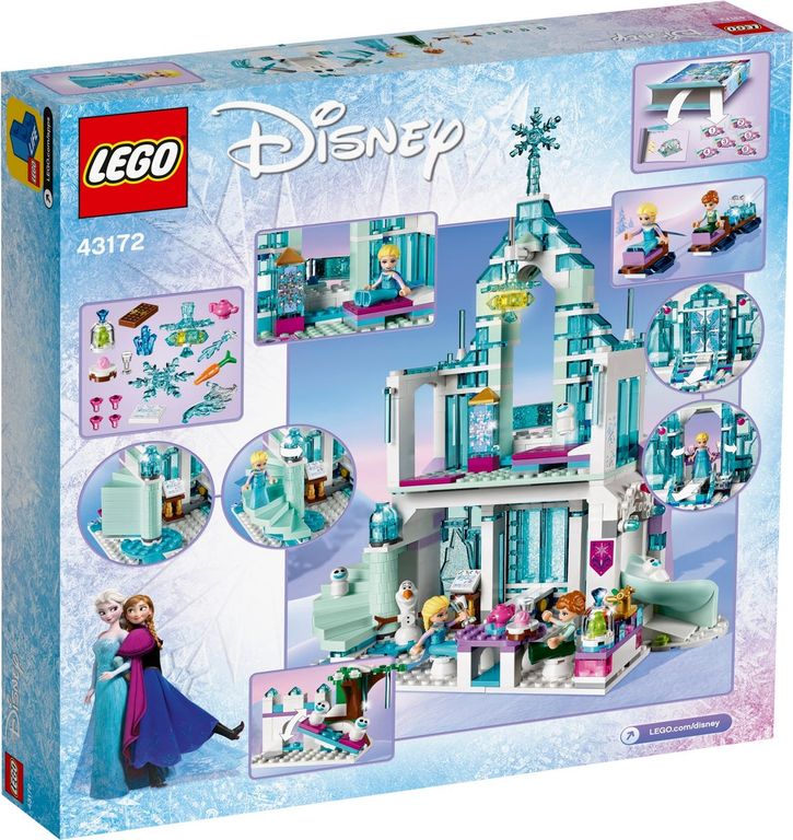 LEGO® Disney Elsa's Magical Ice Palace back of the box