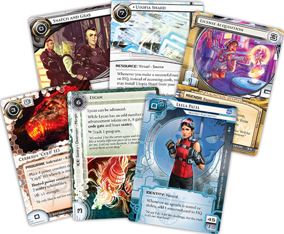 Android: Netrunner - Tout ce qui Reste cartes