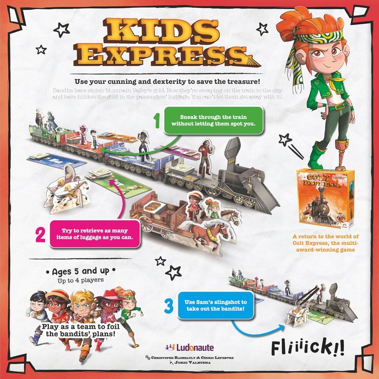 Kids Express achterkant van de doos