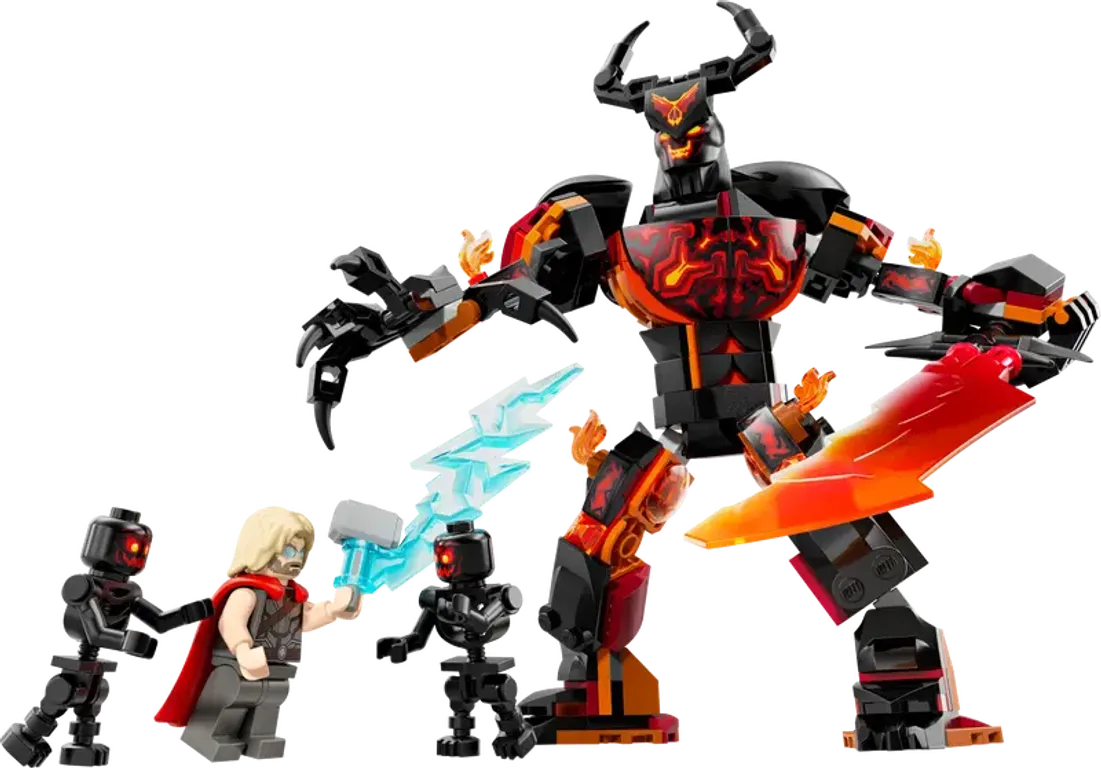 LEGO® Marvel Figurine de Thor contre Surtur à construire