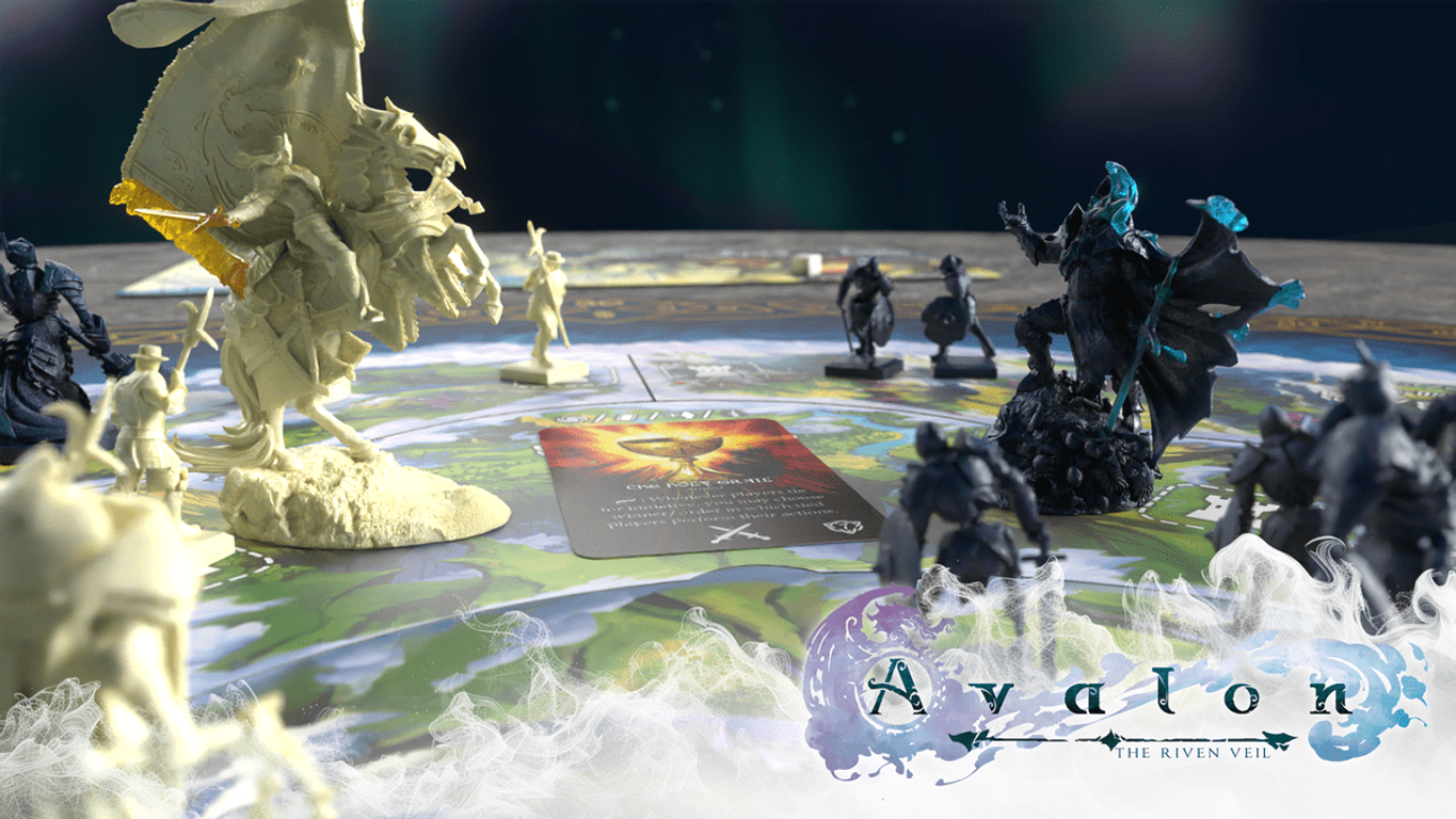 Avalon: The Riven Veil miniatures