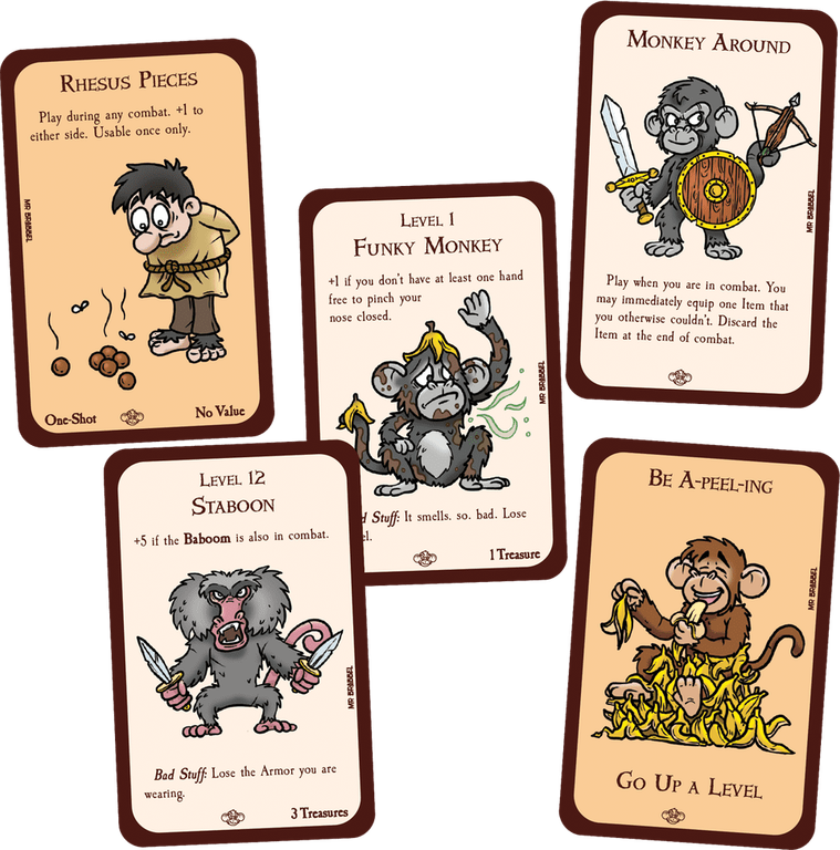 Munchkin: Not My Monkeys cartas