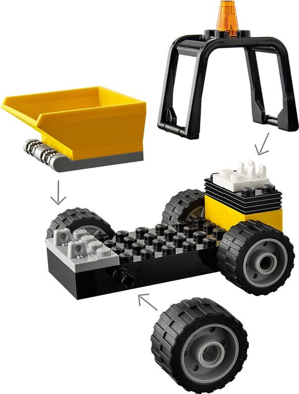 LEGO® City Roadwork Truck components