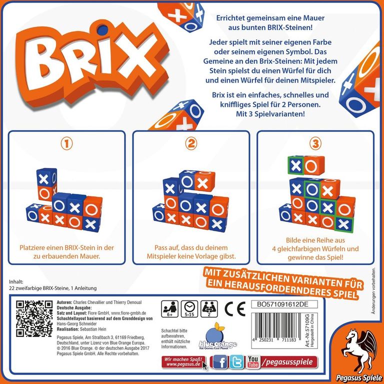 Brix rückseite der box