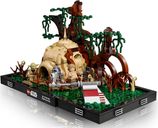 LEGO® Star Wars Jedi™ training op Dagobah™ diorama achterkant