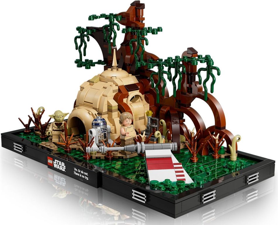 LEGO® Star Wars Diorama addestramento Jedi™ su Dagobah™ lato posteriore