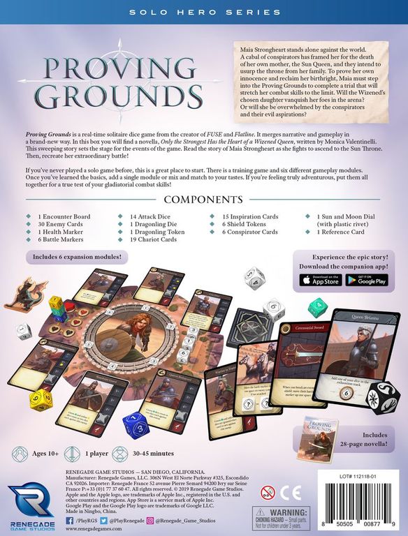 Proving Grounds parte posterior de la caja