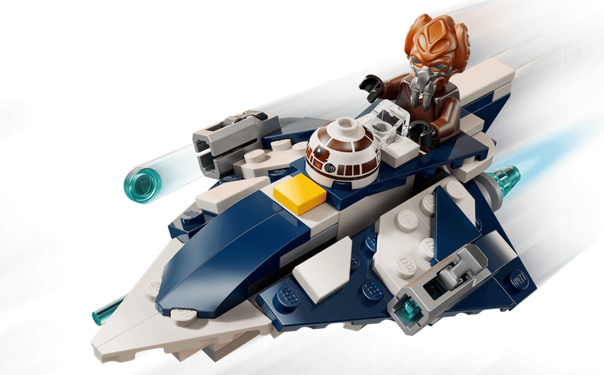 LEGO® Star Wars Plo Koon's Jedi Starfighter Microfighter components