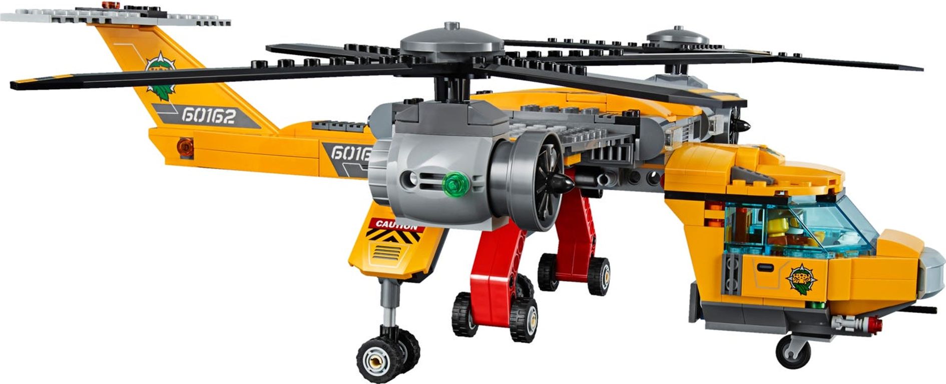 LEGO® City Jungla: Helicóptero de provisiones partes