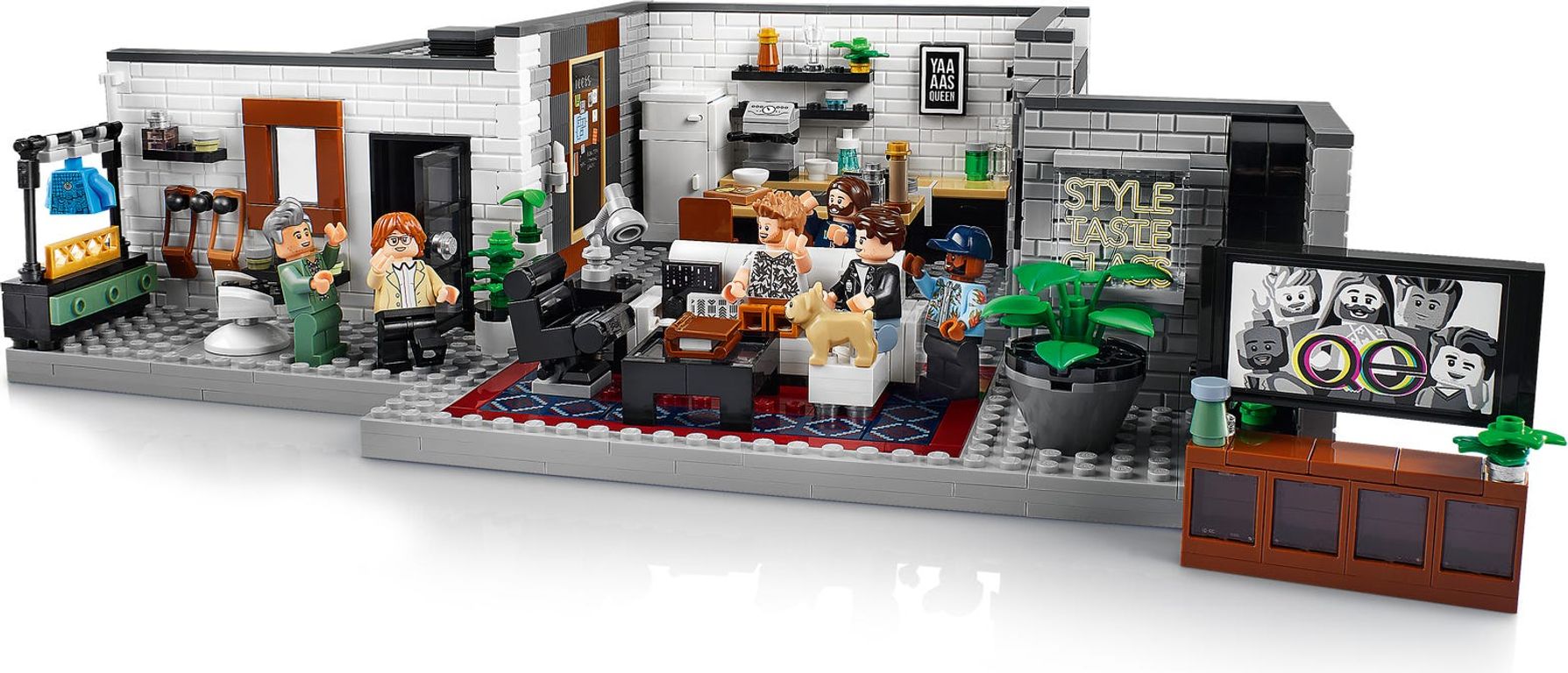 LEGO® Icons Queer Eye: Loft de los Fab 5 jugabilidad