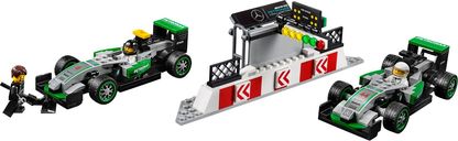 LEGO® Speed Champions MERCEDES AMG PETRONAS Formula One™ Team komponenten