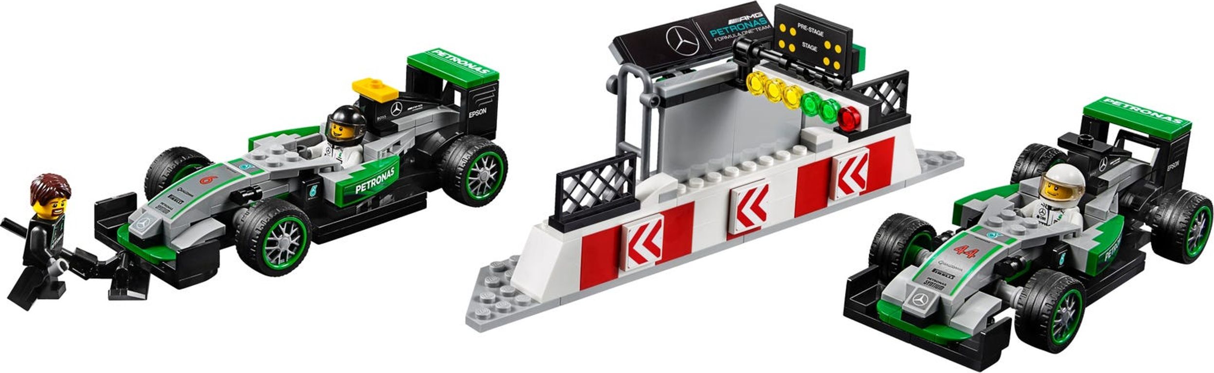 LEGO® Speed Champions MERCEDES AMG PETRONAS Formula One™ Team componenten