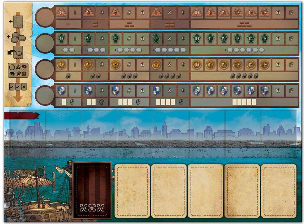 Endeavor: Age of Sail game board