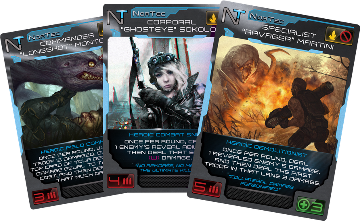 XenoShyft: Dreadmire cartes