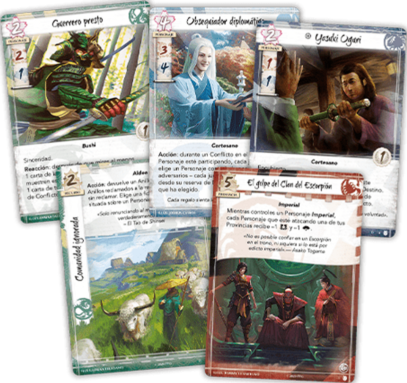 Legend of the Five Rings: The Card Game – Twisted Loyalties cards