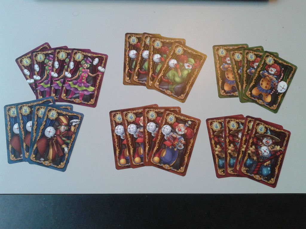 Clown Standoff kaarten