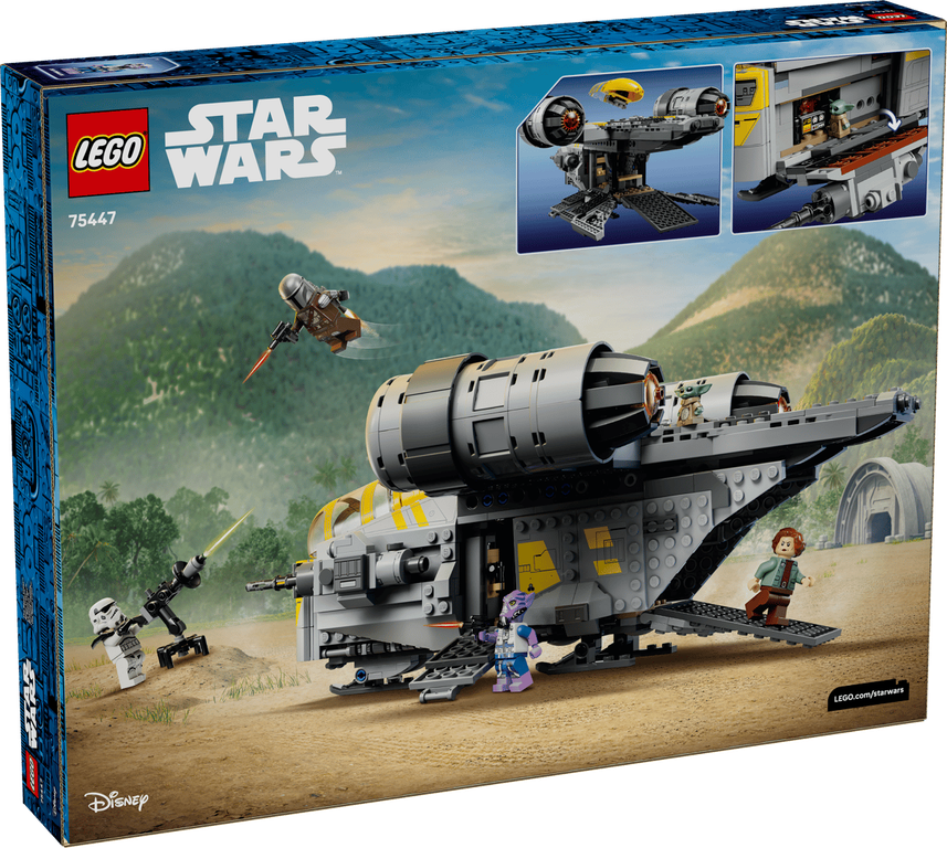 LEGO® Star Wars The Razor Crest™ back of the box