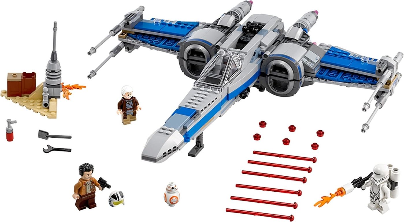 LEGO® Star Wars Resistance X-Wing Fighter™ components