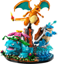 LEGO® Pokémon™ Venusaur, Charizard and Blastoise components