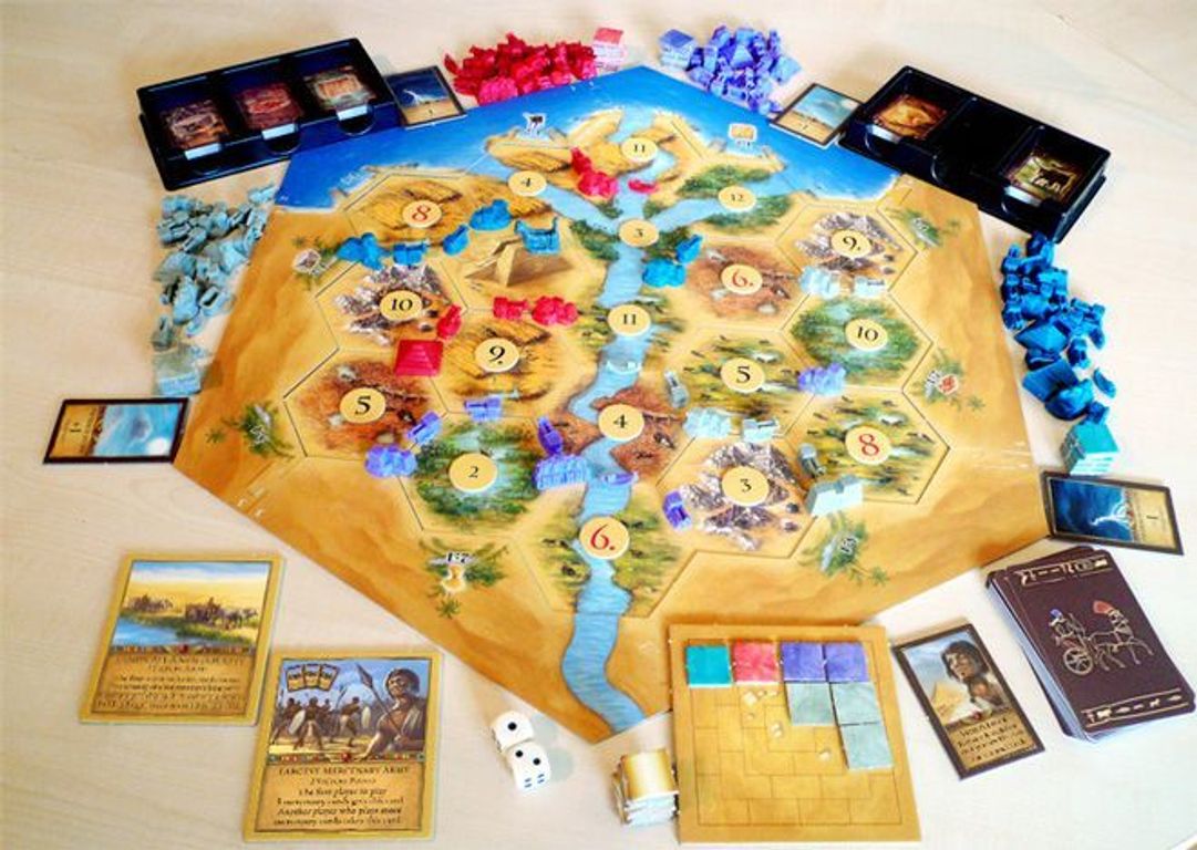 Catan: Ancient Egypt composants