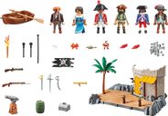Playmobil® Figures My Figures: Island of the Pirates components