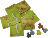 Carcassonne: De Rovers componenten