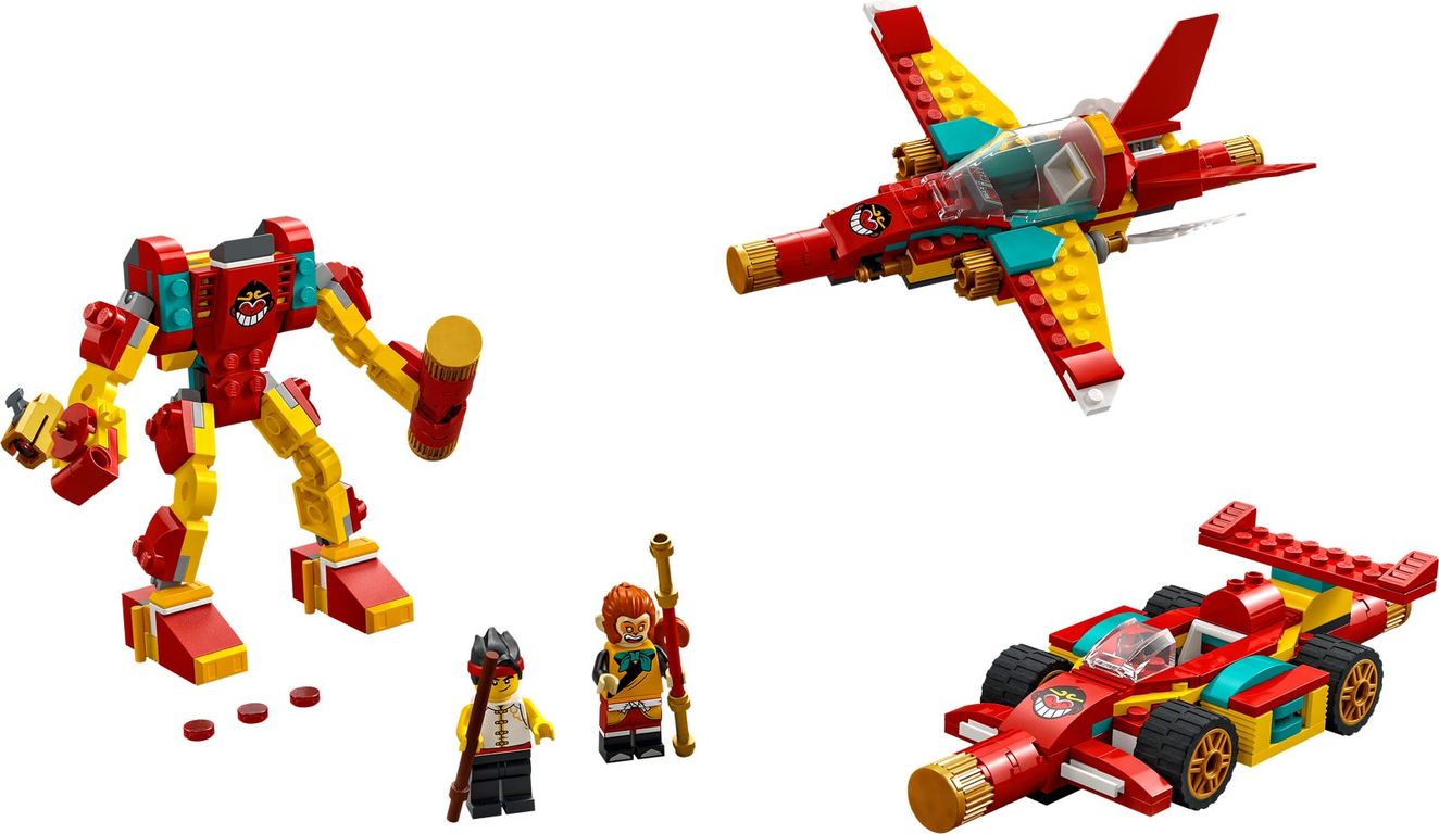 LEGO® Monkie Kid Les créations du bâton de Monkie Kid composants