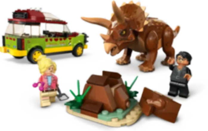 LEGO® Jurassic World Triceratops-Forschung komponenten