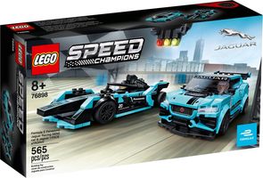 LEGO® Speed Champions Formula E Panasonic Jaguar Racing GEN2 car & Jaguar I-PACE eTROPHY
