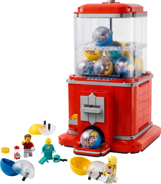 LEGO® Ideas Minifigure Vending Machine components