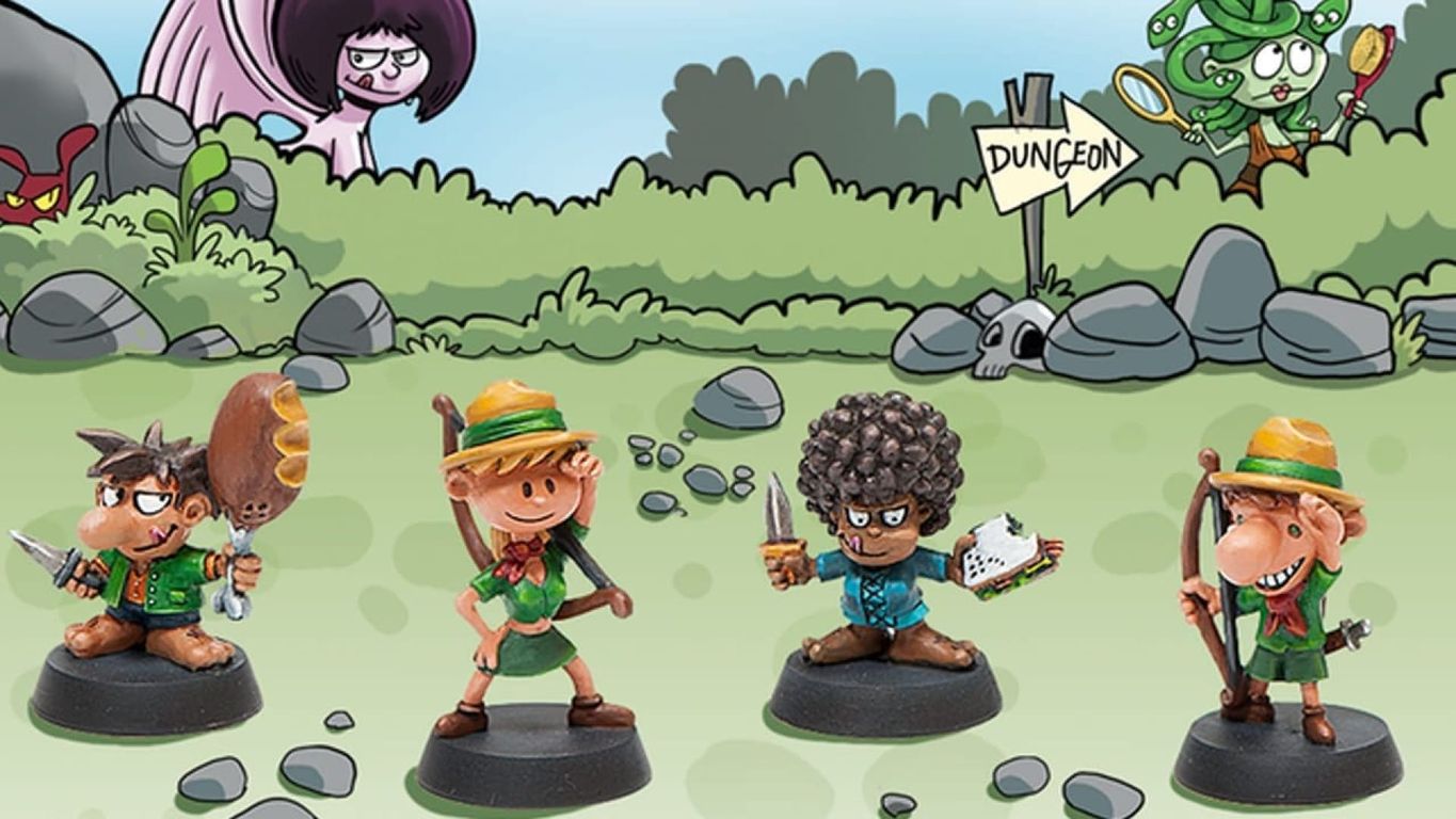 Munchkin Dungeon: Side Quest miniaturas