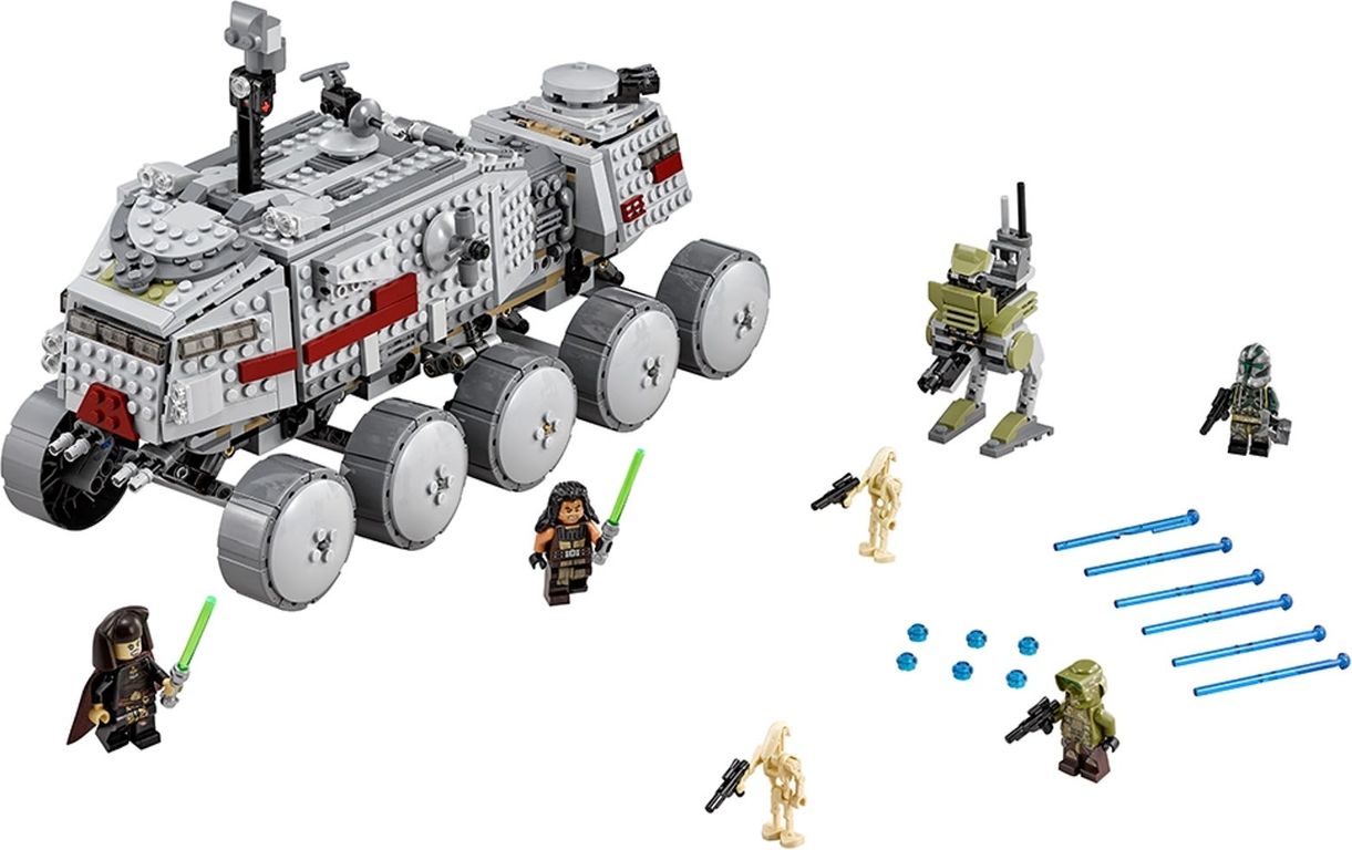 LEGO® Star Wars Clone Turbo Tank™ components