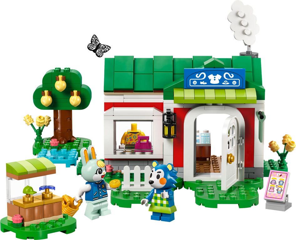 LEGO® Animal Crossing Able Sisters Clothing Shop components