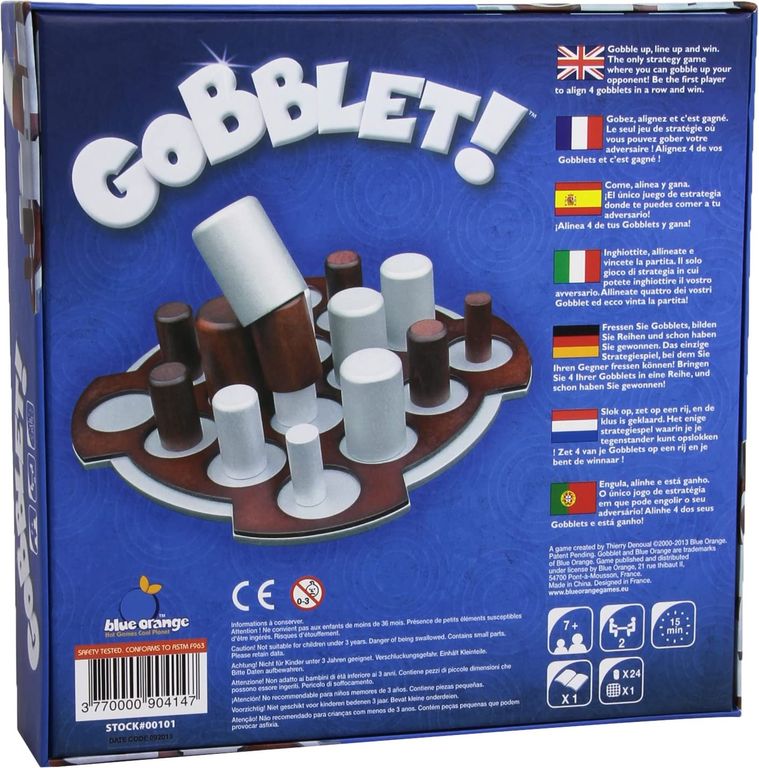 Gobblet back of the box