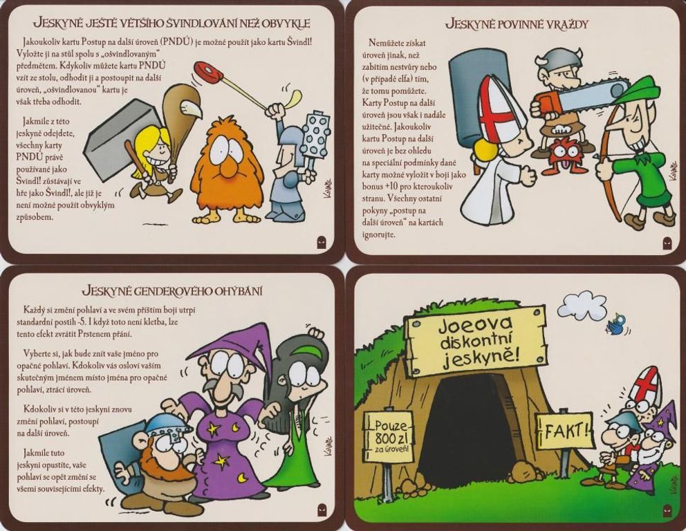 Munchkin 6: Mazmorras Majaretas cartas