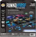 Funkoverse Strategy Game: DC 4-Pack parte posterior de la caja