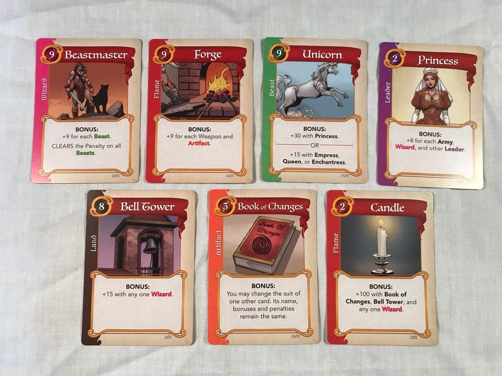 Fantasy Realms cartes