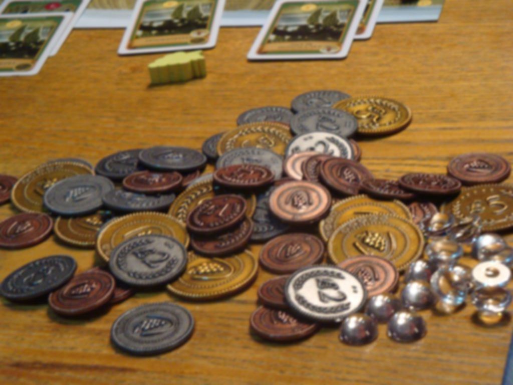 Viticulture: Custom Metal Lira Coins components