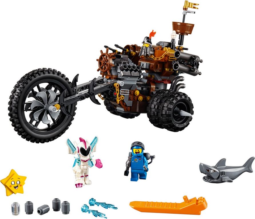 LEGO® Movie Trimoto Metálica de Barbagris partes