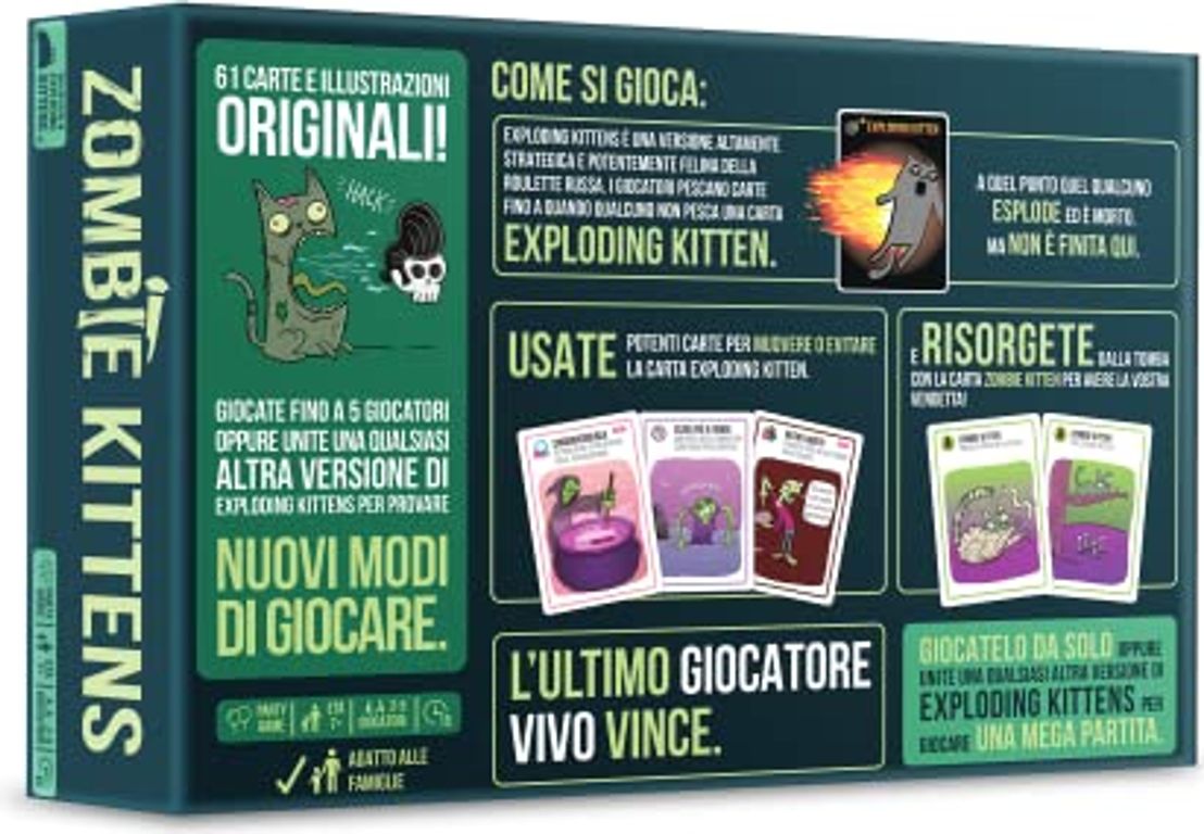 Zombie Kittens - Jeux de société - Exploding Kittens